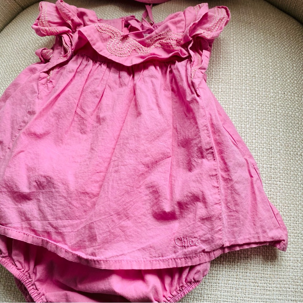 Chloe Baby Romper with Hat
